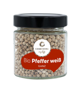 Pfeffer weiss, Bio, ganz, 100gr Glas